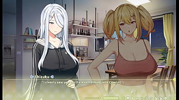 Preview 2 of Alison Tylor Step Mom With Son - Summer Clover [ HAREM HENTAI GAME ] Ep.3 blonde nun have an orgasm while doing a rough blowjob !