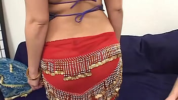 Preview 1 of Egypt Home Dance - Chubby indian girl is doing her first porn casting and starts with a double decker