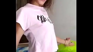 Preview 4 of Stone Age Gon - Little Maria uses a big dildo on her pussy.