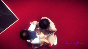 Preview 4 of New Sohot - Street Figther 3D Hentai - Sakura Blowjob and Fucked - Japanese manga anime game porn