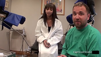Preview 2 of Lady Rebecca - Ebony Teen Wakes Up In Strange Place With Doctor Tampa Who Has Even Strangers Plans For &quot_The New Guinea Pig&quot_ Eliza Shields! Watch The Full 2  Hour Movie Only At BondageClinic! Reup