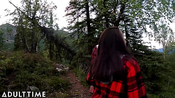 Preview 2 of Sunny Leone Youporn Video In Hd - ADULT TIME -  POV Hot Polyamorous Throuple Has Threesome In The Woods