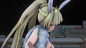 Preview 4 of Phim Gaisex Com - MMD R18 FGO Bunny Artoria (by chk3D)