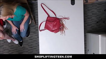 Preview 1 of Indiaxxxvideo Vabe - step Mom And Young Daughter Shoplifters Fucked By Officer - Christie Stevens,  Nina Nirvana