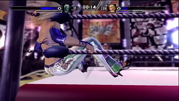 Preview 3 of Jabardasth Sexy Blue - Rumble Roses XX - Dixie Ryona Destruction 1 (HD)