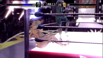 Preview 4 of Jabardasth Sexy Blue - Rumble Roses XX - Dixie Ryona Destruction 1 (HD)