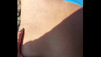 Preview 3 of Mrs Brooks Nude Beach - Ronaldorgcw fudendo o macho peludo na trilha.