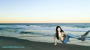 Preview 2 of Insex Cowgirl - Mermaid By The Sea starring Alexandria Wu