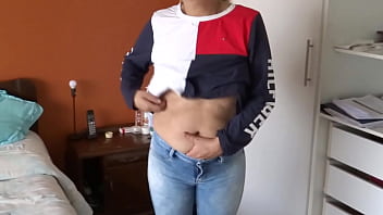 Preview 1 of Sex Yung School Grill Hot - Our maid,  a 58-year-old Latin step mother,  in her bedroom masturbates in front of the neighbor&#039_s son,  intense orgasms,  asks him to fuck her,  cum on her hairy pussy,  she wants more,  she wants to suck the cock full of milk