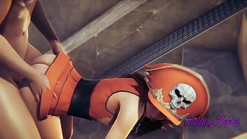 Preview 3 of Desvirgando A Mi Sobrina - Guilty Gear Hentai 3D - May Is fucked in the stairs - Anime Manga Cartoon Asian Japanese Game Porn