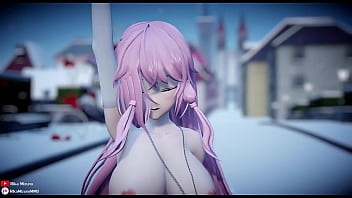 Preview 3 of Spread Eagle Bound Gangbang Piss - 【MMD R18】 Flare by Rika Mizuno
