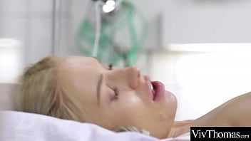 Preview 3 of Girl Earn Money - Sexy nurse makes her gorgeous blonde patient feel good by eating her pussy