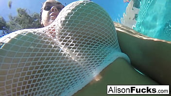 Preview 3 of Ww Sanylionxxxxcom - Buxom Alison Tyler takes a bath and masturbates