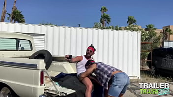 Preview 2 of Tyra Misoux Casting A Guy - TRAILERTRASHBOYS Hunky Vince Parker Raw Breeds Jake Nicola