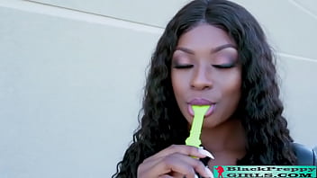 Preview 2 of Brotfrench Fuck - Evi Rei In Date With Ebony Queen