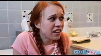 Preview 1 of Rcm Muscim - Tiny Redhead Teen Dolly Little Banged Hard