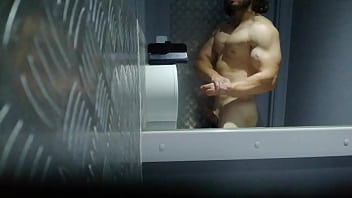 Preview 3 of Loud Hidden Cam - Playing with myself in the gym toilet part 1
