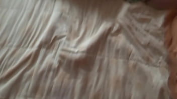 Preview 2 of Rwhmmsaxp - Spying on lying resting on her bed,  wonderful ass,  erotic lingerie,  Latina with big ass,  underwear