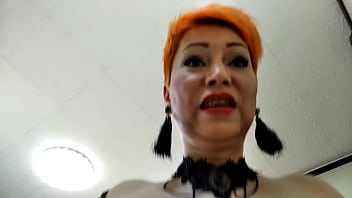 Preview 4 of Sa Blackmail Mom - I tumble in bed with my mature red fox bitch,  and from the bottom of my heart I pound her in all her holes,  including the crafty mouth))