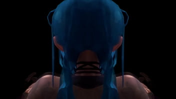 Preview 1 of Allure Handjob - League of Legends - Jinx sexy dance