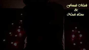 Preview 1 of Teanna Orgy - Romantic love making in dark of the night