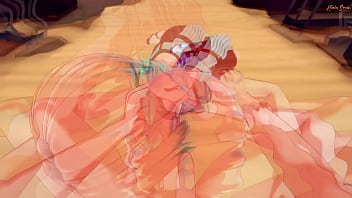Preview 3 of Masked Old - POV mouth fucking Takanashi Kiara and feeding her your cum - Hololive Hentai.