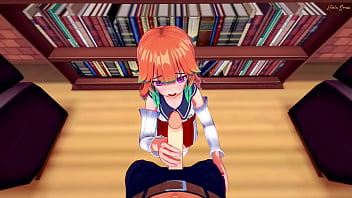 Preview 1 of Masked Old - POV mouth fucking Takanashi Kiara and feeding her your cum - Hololive Hentai.