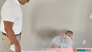 Preview 1 of Slave Cut Fist - She can not pay rent but she can devour any cock with her deepthroat technique