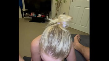 Preview 1 of Cartoon Family Bath - She likes delivery pizza guy very much,  now she sucks his big dick and then he puts it between her big tits and fucks her tits and gets ready to fuck her