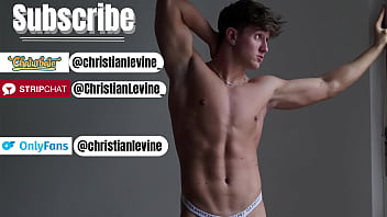 Preview 1 of Organisme Beauty Lesbi - Teen Christian Levine exploding his Huge Cumm with his HUGE UNCUT COCK