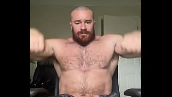 Preview 1 of Mom Son Slpp - Giant Dick Thick Bodybuilder Naked Flex Work Break Part 1 BeefBeast Giant Cock Musclebear