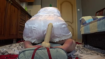 Preview 1 of Boro Lingo Xvideo - Chubby milf rides a dildo and shakes her juicy PAWG in shorts and big tits Homemade fetish masturbation
