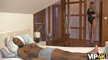 Preview 1 of Pron Se X Move Hindi Onliine - VIP4K. Sexy stunner forgets about her husband and has interracial sex