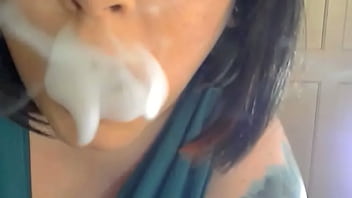 Preview 2 of Bigg Boss Xxx Video Indian All - BBW Tina Snua Smokes A More 120 Cigarette - Smoking Fetish
