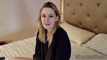 Preview 1 of Tiny Teen Lesbian Rimming - Step Mom Son New Year&#039_s Resolutions Preview