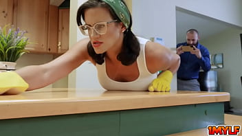 Preview 2 of Salli Jija - Penny can earn more money banging   Stirling than cleaning his house