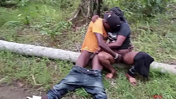 Preview 4 of Cute Solo Homepage4 - Two Campus guys went down the woods to have an outdoor fun,  they fucked while villagers were passing