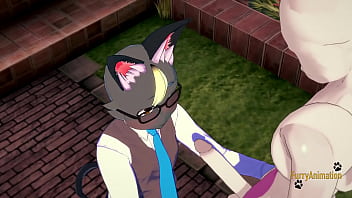Preview 1 of Big Tuntem - Aimal Crossing Pokemon Furry Yaoi 3D Yiff - Mewtwo x Raymond Handjob and fucked - Japanese Manga anime hentai gay