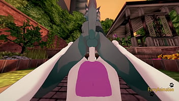 Preview 3 of Sasual Jane - Aimal Crossing Pokemon Pokemon Furry Yaoi Yiff 3D - POV Mewtwo x Raymond Blowjob with cum in his face and anal with creampie - Japanese manga anime gay hentai