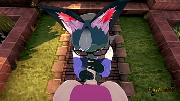 Preview 1 of Sasual Jane - Aimal Crossing Pokemon Pokemon Furry Yaoi Yiff 3D - POV Mewtwo x Raymond Blowjob with cum in his face and anal with creampie - Japanese manga anime gay hentai