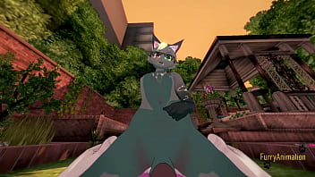 Preview 4 of Sasual Jane - Aimal Crossing Pokemon Pokemon Furry Yaoi Yiff 3D - POV Mewtwo x Raymond Blowjob with cum in his face and anal with creampie - Japanese manga anime gay hentai
