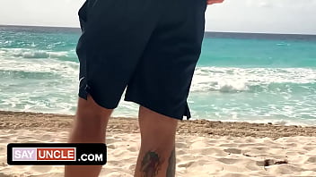 Preview 1 of Brazzerz Taxi - Tattooed Latin Boy Gets His Ass Stuffed For Money