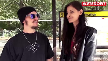 Preview 1 of X Zendar - #LETSDOEIT - (Coco Kiss &amp_ Kookie Ryan) SHY GERMAN BABE TAKES BBC ON THE RIDING VAN