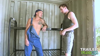 Preview 1 of Horn Pussy - TRAILERTRASHBOYS Jock Jack Hunter Raw Breeds Kirk Cummings