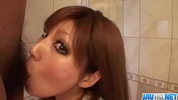 Preview 3 of Afria Analxx - Strong cock sucking moments along sexy Mariko