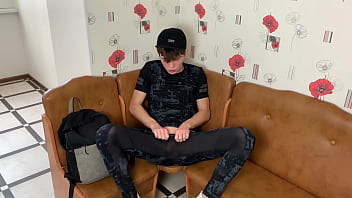 Preview 1 of Very Beautiful Fucking Girls - After-gym Orgasm / BIG DICK (23cm) / Leggings / Teen Boy / Huge Dick /