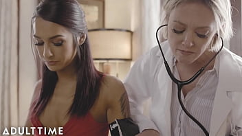 Preview 2 of Finger Force Orgasm - TRANSFIXED - Dee Williams Completes A Full Checkup While Sucking Khloe Kay&#039_s Cock - ADULT TIME