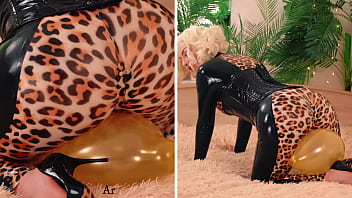 Preview 1 of Muslim Mulaji Six - Sexy big ass fetish kinky MILF Arya Grander teasing in latex