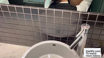 Preview 2 of Mali Kabali - I fucked a waiter at the toilet of 5 star restaurant. GayWiz.com