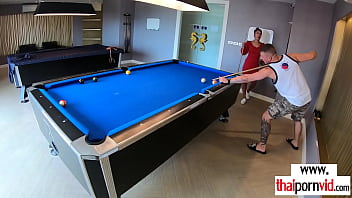 Preview 1 of Streaptis Asian - Great fuck session with a busty amateur Thai teen Polly in the kitchen